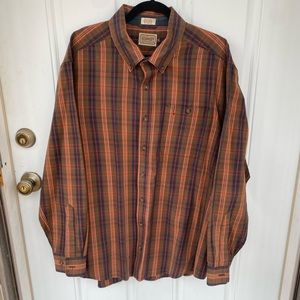 MENS C E SCHMIDT WORKWEAR PLAID LONG SLEEVE SHIRT